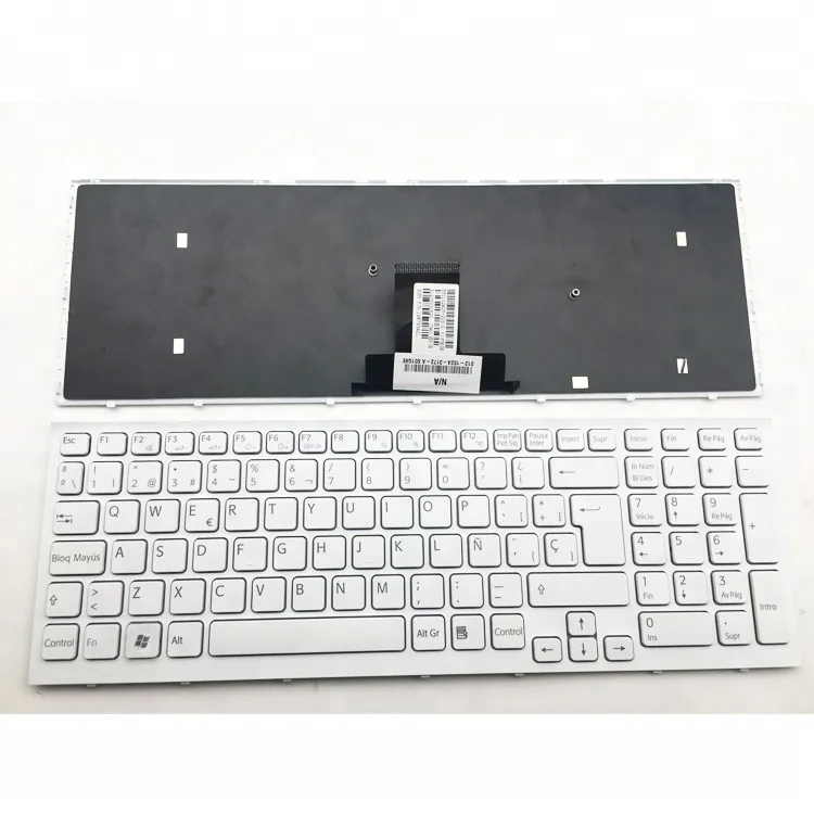 

HK-HHT NEW laptop keyboard for SONY VAIO VPCEB VPC EB Keyboard Spanish Latin layout with Frame White