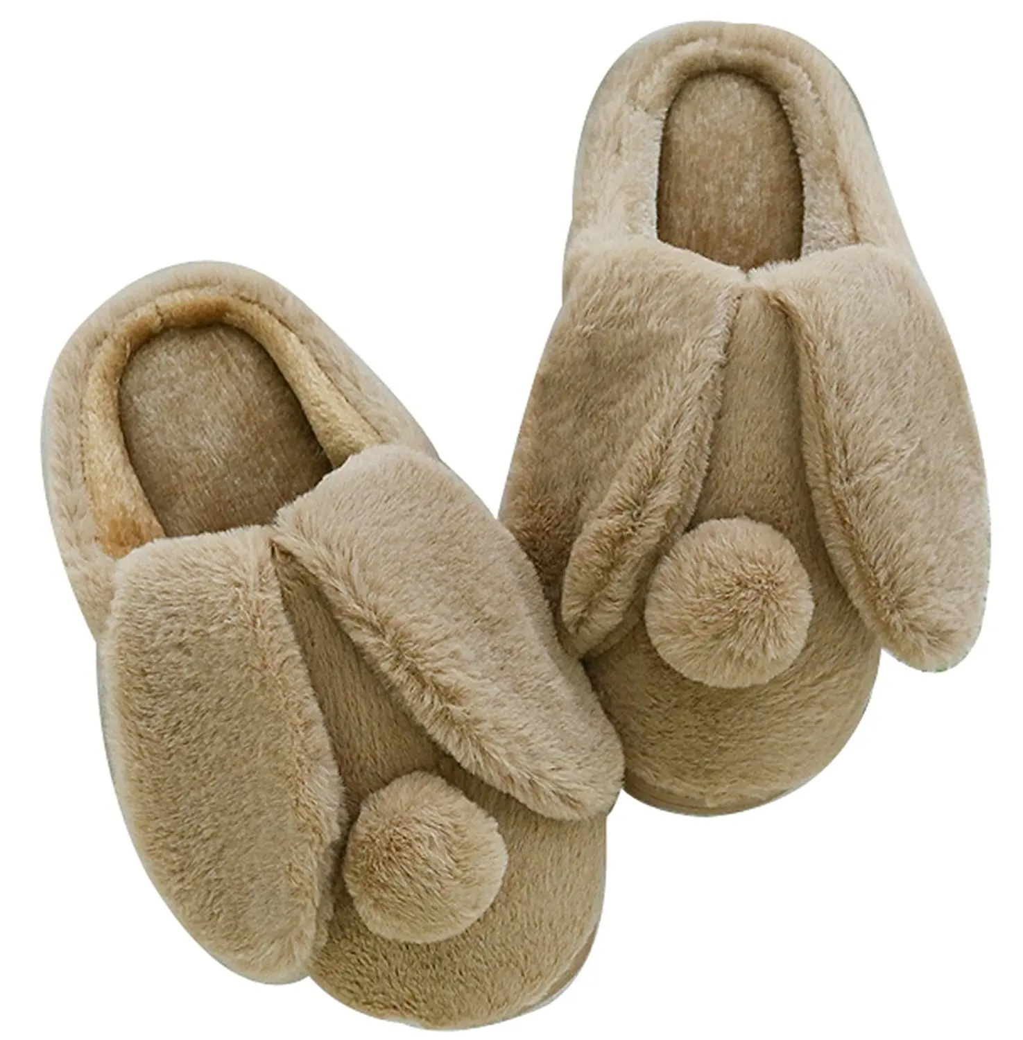 fluffy dog slippers