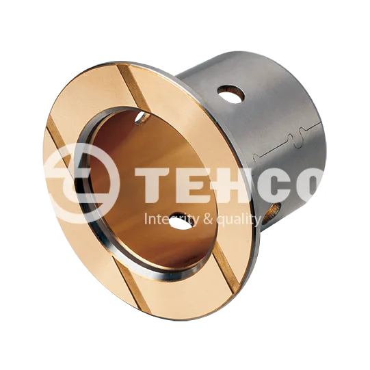 Jf800 Oilless Bimetallic Sliding Sleeve Friction Welding Bushing Flange
