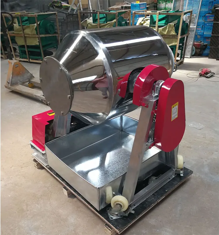 Strongwin 100kg/p Syth Small Mobile Manual Portable Feed Mixer Machine