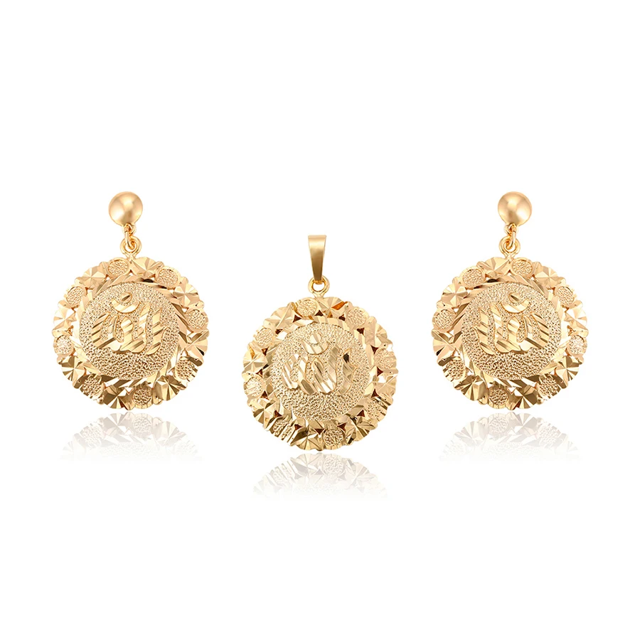 

64799 xuping 18k gold plated African wedding jewelry sets for women