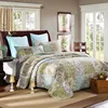 wholesale custom 100% cotton home luxury beauty embroidery quilt bed spread bedspread cover set for bed