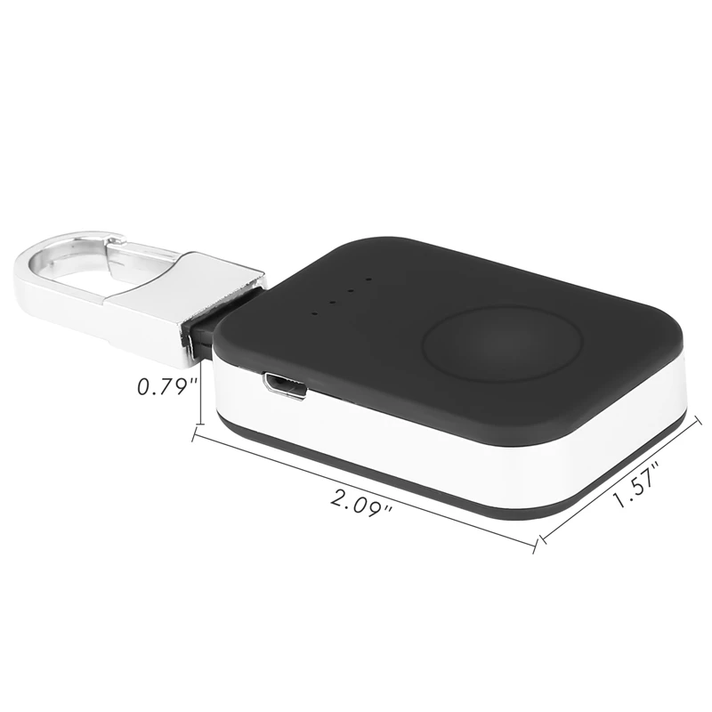 QI Wireless Charger Power Bank for Watch 1 2 3 4 Portable Mini External Battery Pack KeyChain for Apple Watch Wireless Charger - ANKUX.COM