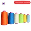 Multicolor 100% spun polyester sewing thread 40/2