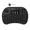 Rii i8+ 2.4Ghz LED Backlit Mini Wireless Keyboard With Touch Pad Mouse UK Layout With Built-in Rechargeable Battery Black