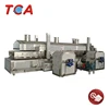 continuous frying machine for potato,fish,chicken and vegetable