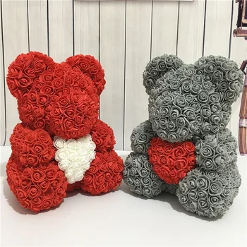 preserved rose teddy bear