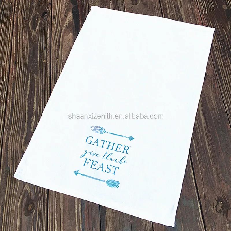 Wholesale Polyester Sublimation Blank Tea Towels,Kitchen Towels,White