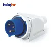 Ip67 125a 230v 3p install ingelec industrial wall mounted switch waterproof plug and socket outlet