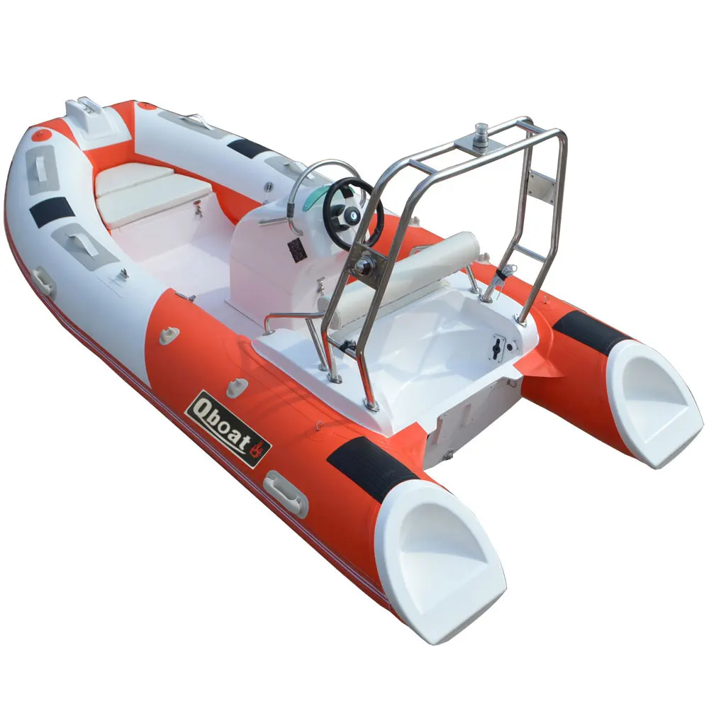 
CE 3.9m Outboard Motor Hypalon Material Rigid Inflatable Boat China Rib Boat For Sale  (688725511)