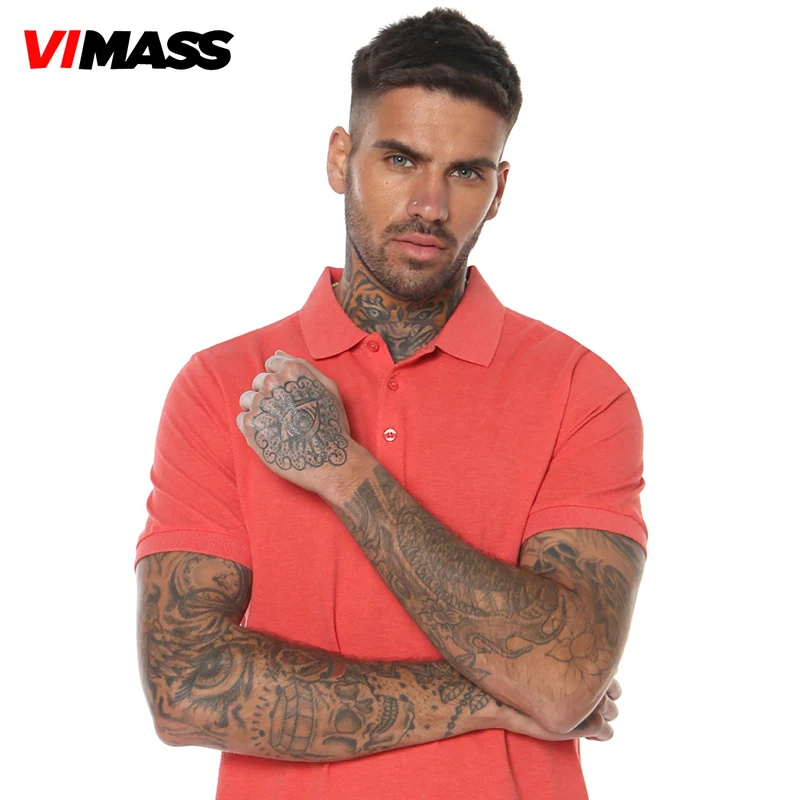 

100% Cotton Solid Color Customized Own Logo Printing Short Sleeve Men Polo shirt