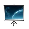 Indoor & Outdoor Use 60 inch 16:9 Portable Mini Table Projector Screen Folding Screen /Matt White Desk Roll-up Projection Screen
