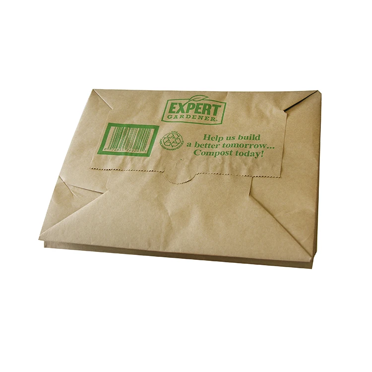 30 Gallon (10 Count) Biodegradable Paper Lawn Bags For Leaf And Yard