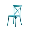 High quality restaurant furniture outdoor stack cross back dining chair