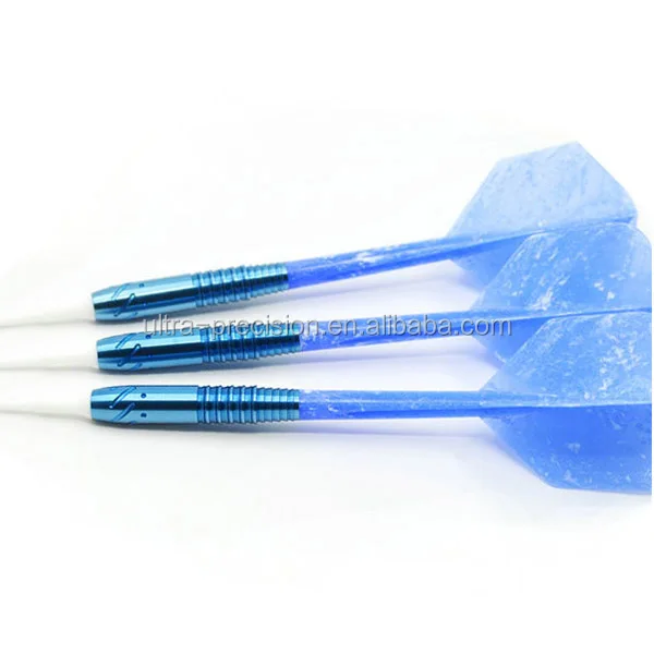 
Customized Blue Color Soft Tip 90% Tungsten Dart Barrels 