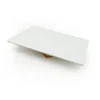 8.38mm Double layer milk white tempered laminated partition glass for bathroom