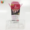 Custom printing logo false nail plastic packaging box for artificial nails