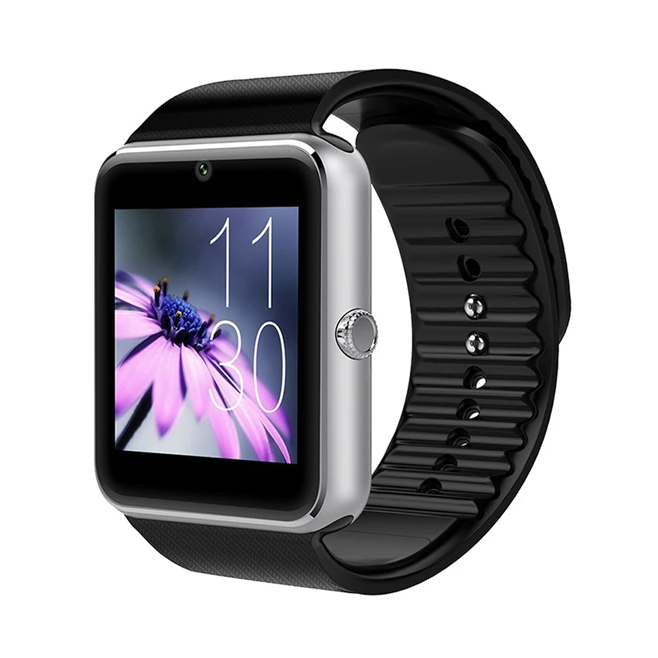

2019 Hot high quality silicone sport watch men, multifunction digital smart watch gt08 for women, Black,white,red,silver