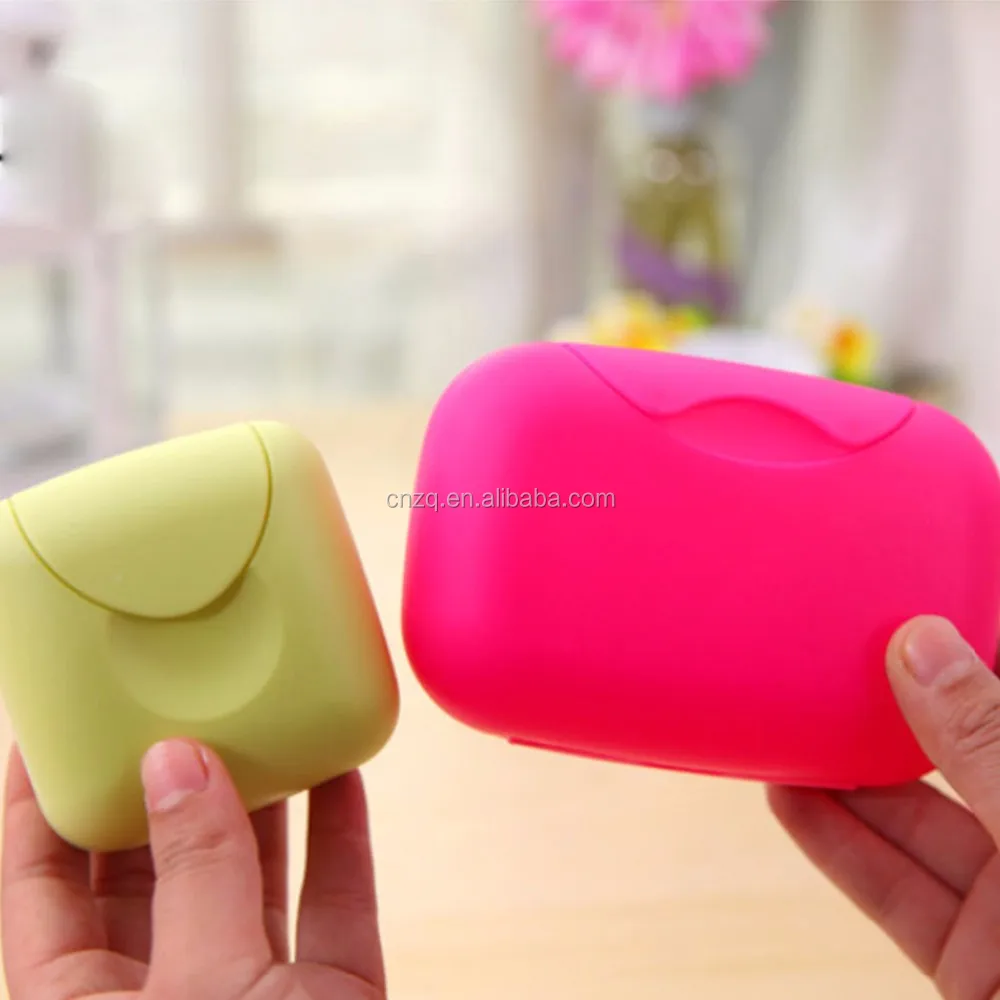 
Soap Dish Box Case Holder Container Home Bathroom Shower Travel Outdoor Hiking 