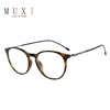 4 colors available round shaped ac lenses tr90 eyeglass eyewear super light unisex full rim optical frame