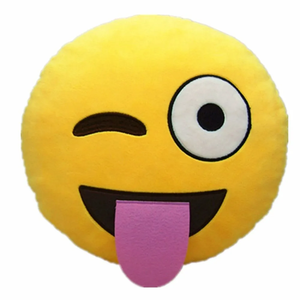 Boneka Mainan Emoji Smiley