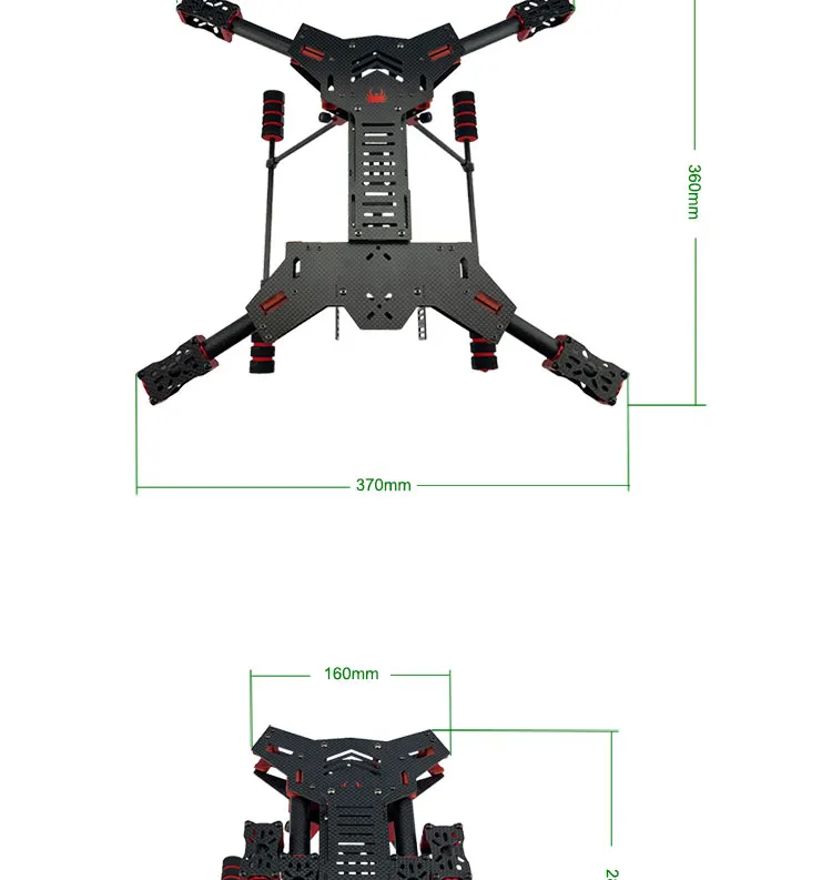 Jmrrc Quadcopter Frame Kit Gfh450mm Carbon Fiber Fpv Quadcopter Mini H
