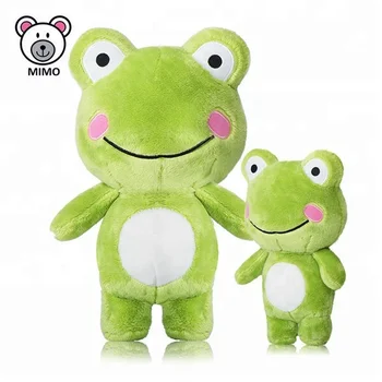 green frog plush