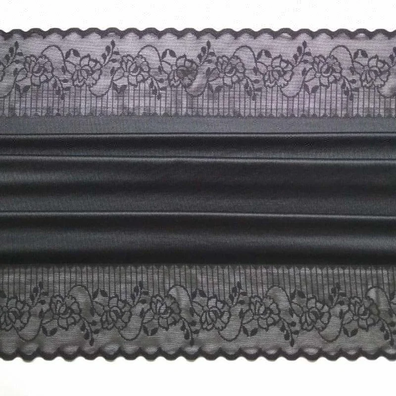 
Floral jacquard knitting lace fabric for corset dresses 