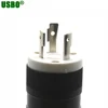 2018 promotional high quality power nema plug 6-30p wire power plug