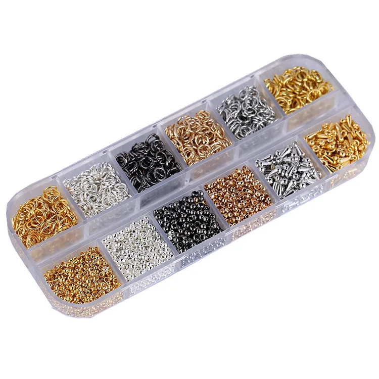 

Amazon Top Seller Women Jewelry Findings Set DIY Jewelry Beading Making Kit With Crimp Beads Jump Rings Droplets Pendant Gift