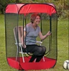 AIOIAI Shower Tent Toilet Mosquito Net Tent foldable outdoor spring steel wire pop up Camping tent