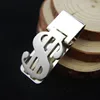 Stainless Steel Silver Money Clip Holder Dollar Pattern Slim Pocket Cash ID Credit Card Metal Clips