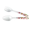 Small flower full print on the handle plastic melamine spoon for kitchen