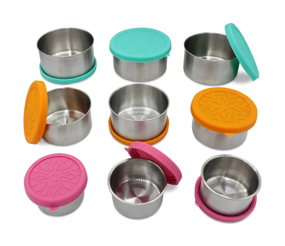 Stainless Steel Food Storage Containers With Leak Proof Lids,Small
