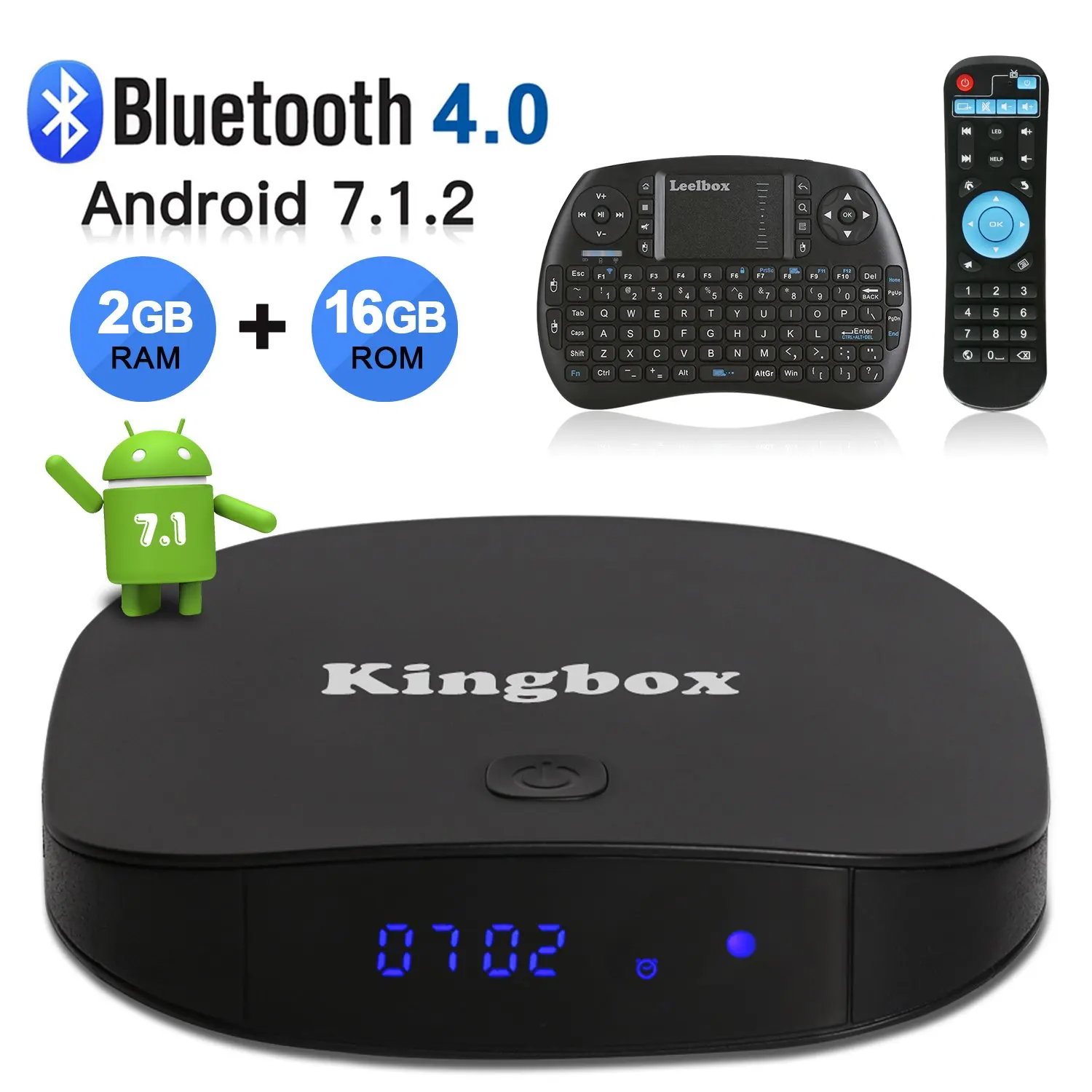 Tv box android bluetooth. Android 7.1. kingbox. king box.