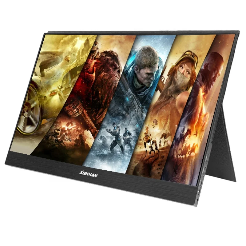 Hot selling 15.6 inch 5mm ultra slim IPS HDR portable monitor for laptop PS4/PS3 gaming monitor 5V 2A usb powered