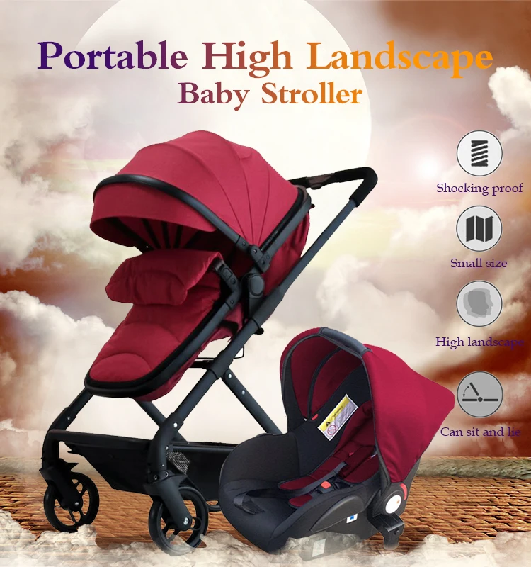 0 Pouch alto paisaje SUV cochecito 2 en 1 (cochecito + cesta 0 Pouch alto paisaje SUV cochecito 2 en 1 (cochecito + cesta