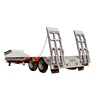cheap haul genset landing interlink hook tilt low bed tipping trailer