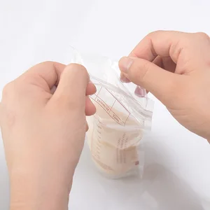 Papa Care  Baby Breast Milk Storage Packing  Cooler Plastic Bag with  Zip Lock for Babys Products in Box