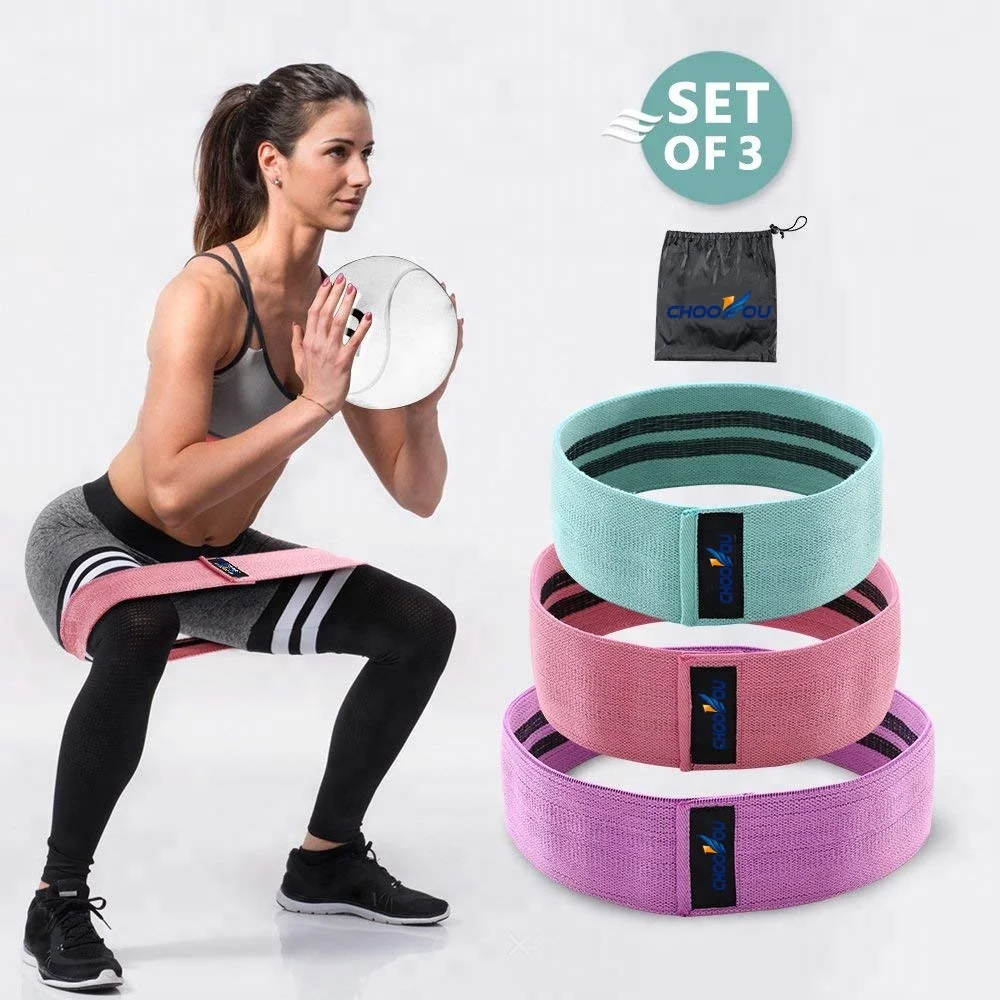 

workout resistance hip Band for exercise, Blue