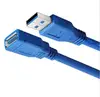 Blue USB 3.0 28awg/1p 24awg/2c usb cable Charger Extension Female Data Sync Extender To Usb A Female Cable