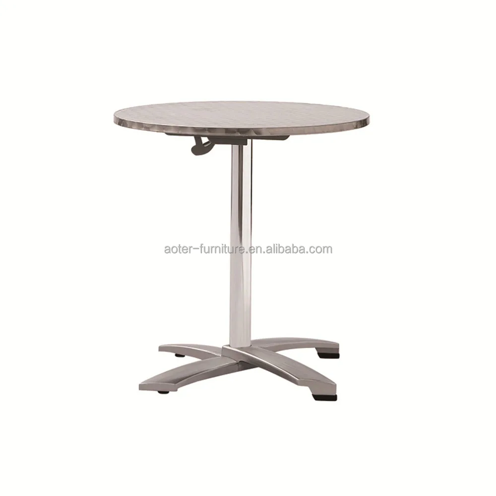 
Double Tube Dining Restaurant Outdoor Garden Cafe Bistro Aluminum Chair Set 