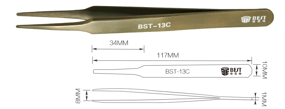 Best surgical stainless steel tweezers, red tweezers