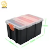 China factory direct clear PP plastic tool box storage case with adjustable compartments 220*155*120mm