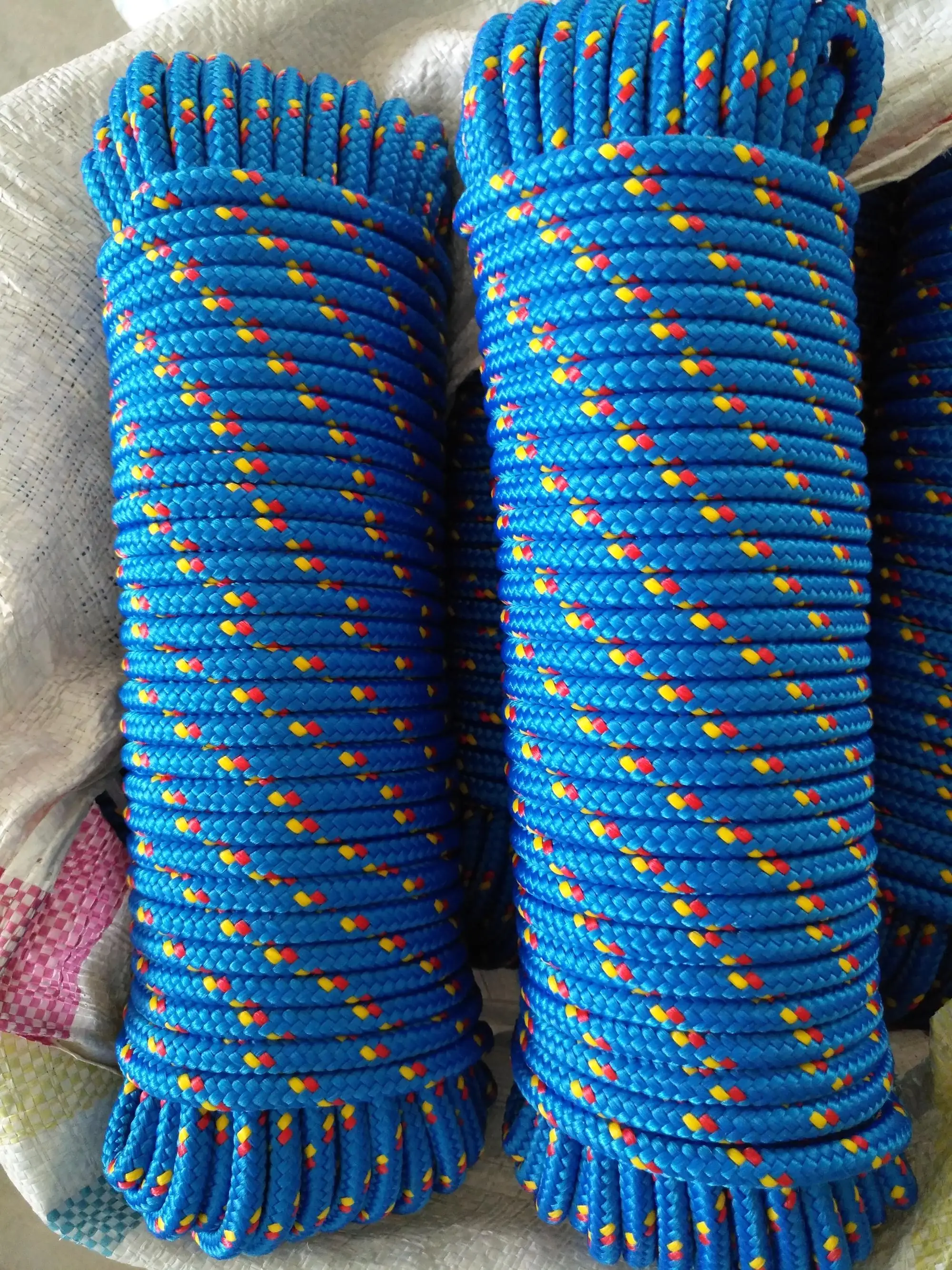 Colored PP Braided Packaging Rope 6mm 8mm Versatile and Durable ...
