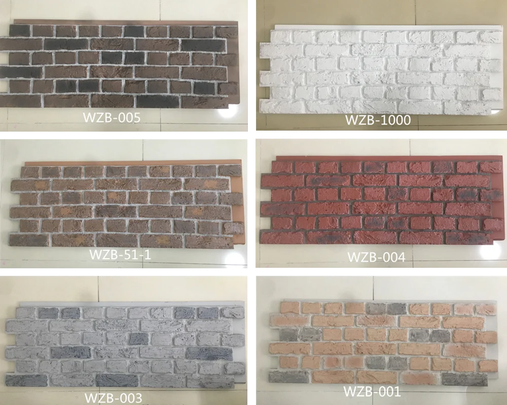 Decorative stone wall panels lightweight faux pu stone panels for wall