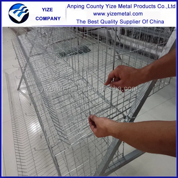 china manufacturer layer chicken cage type two side/layer poultry manual cages