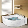 New Arrival Air Corner 2 person whirlpool tub shower