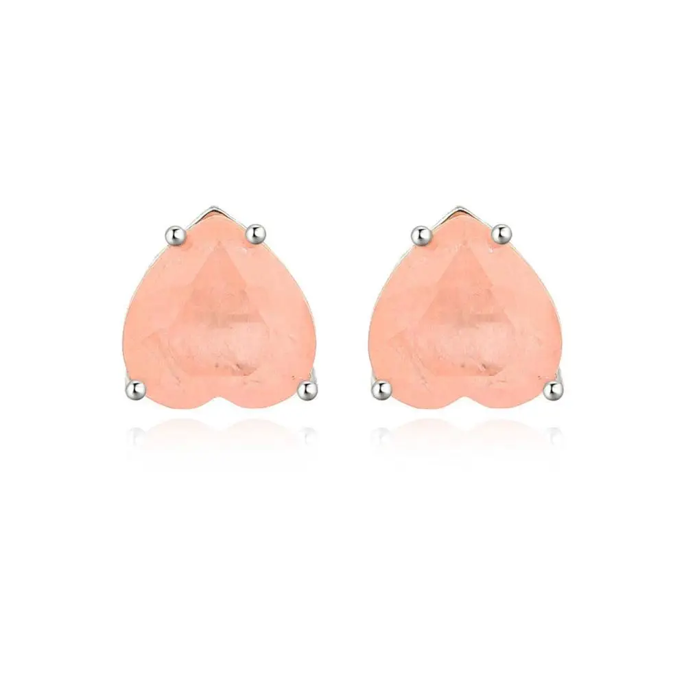 

jewelry foxi trend 2019 wholesale china products heart shape fusion stone earrings sets, Picture