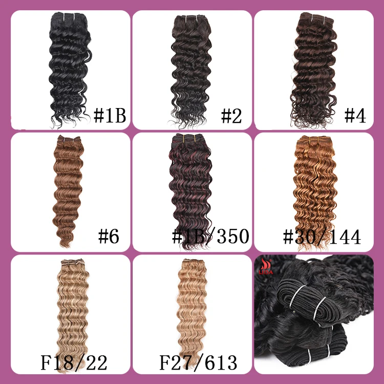 Lida 30 144 Deep Wave Human Hair Malaysian Curly Natural Hair Color Ombre Two Tone Gold Color Hair Extensions Buy Lida 30 144 Deep Wave Human Hair Malaysian Curly Natural Hair Color Ombre Two Tone